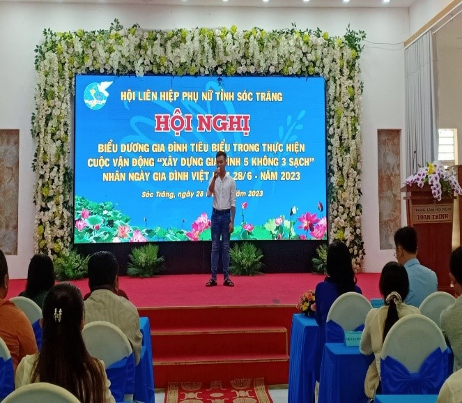Phụ nữ mù Sóc Trăng sôi nổi tham gia ngày hội khởi nghiệp năm 2023